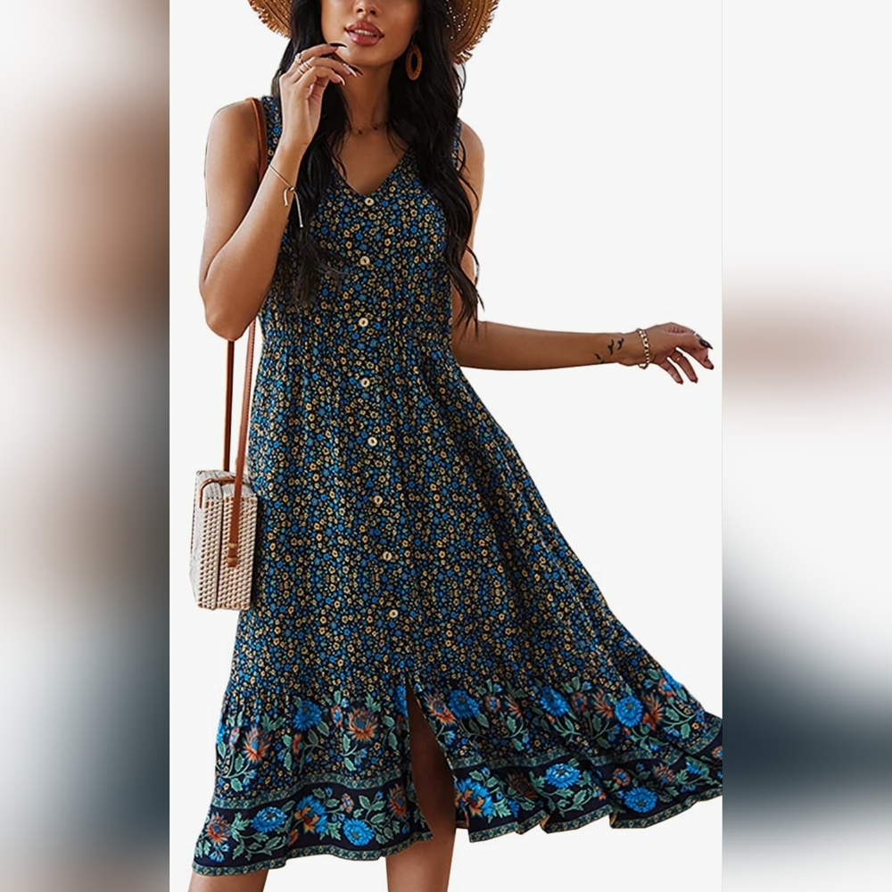 Women's Sleeveless Summer Dress